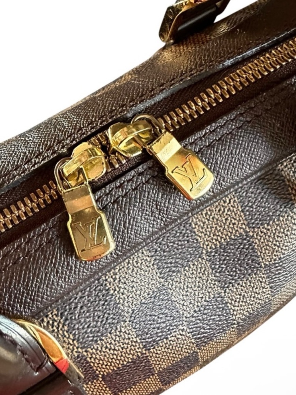 LOUIS VUITTON Damier Ebene Brera Handbag w/ COA - Picture 4 of 12